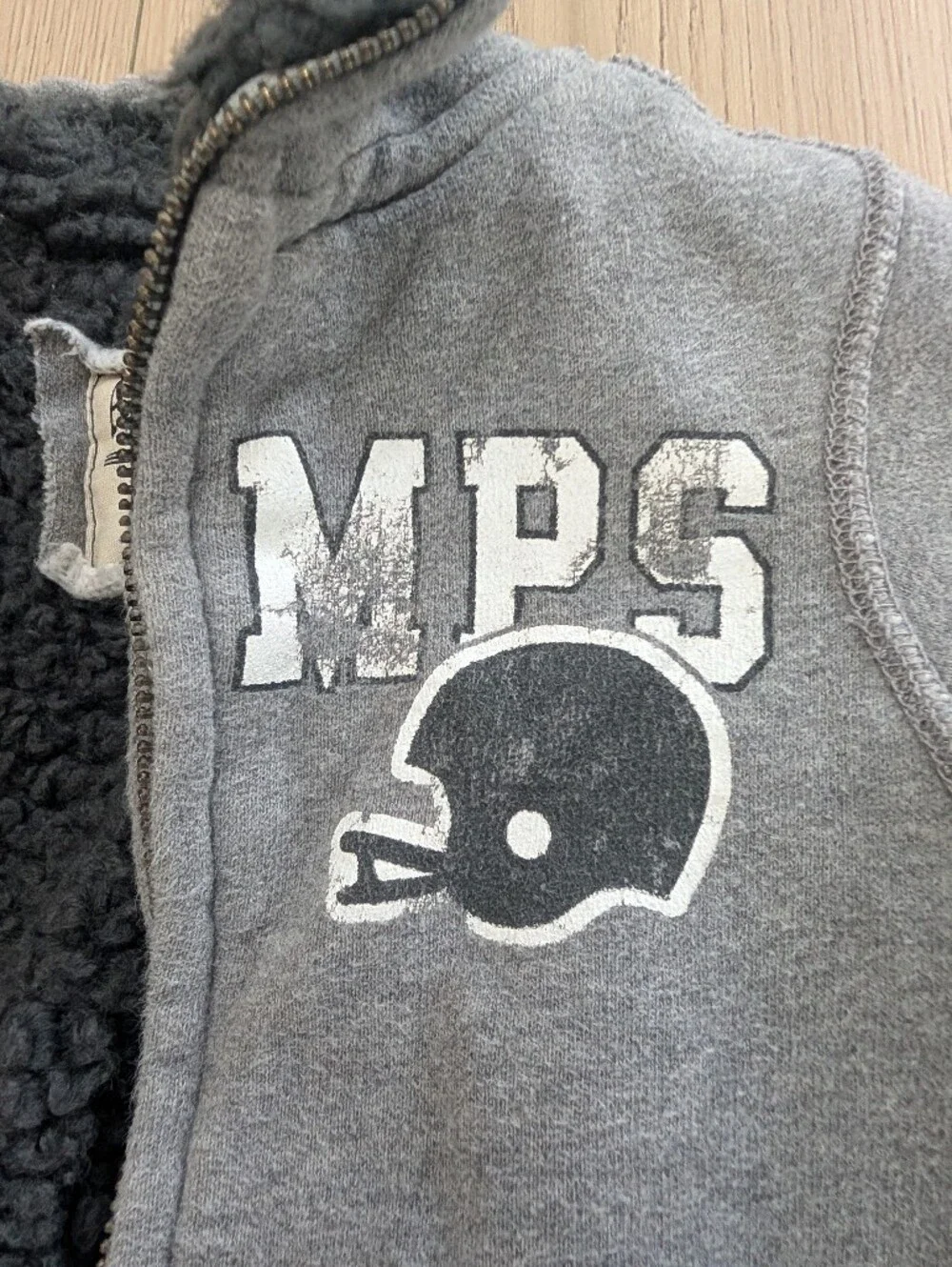 The Children's Place : Kids Gray Sherpa-Lined Zip Hoodie Jacket 0250